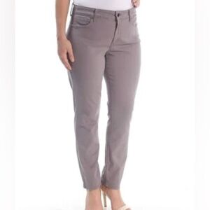 NYDJ Sz 14  Alina Jeggings High Rise Light Grey Soft Stretch Jeans